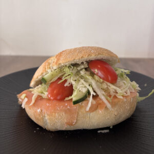Broodje gerookte zalm